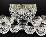 Waterford Punch bowl and cups 