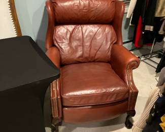 Second leather recliner chair 