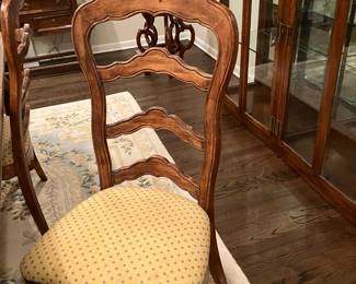 Dinning room chairs close up 