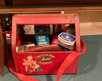 Vintage shoe shine  kit for children 