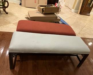 Benches great for extra seating 