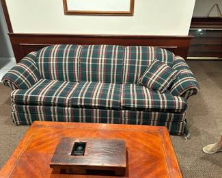 Sleeper sofa and coffee table 