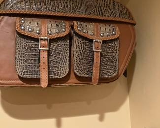 Saddle bags  all leather 