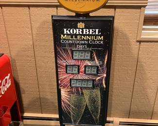 Korbel  millennium. Count down  clock 
 Great for your New Year’s Eve party 