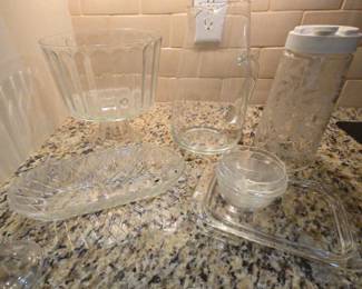 Assorted Kitchen Glassware