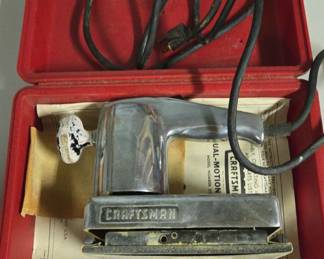 Vintage Craftsman DualMotion Sander  Works