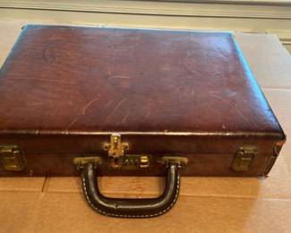 Vintage Leather Briefcase 