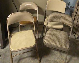 Set Of Six Different Folding Chairs A Style For Everyone