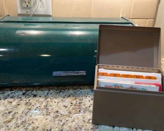 Bread Box And Recipe Box 