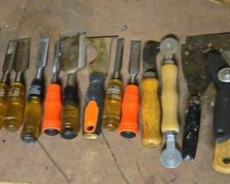 Collection Of Chisels And Scrapers