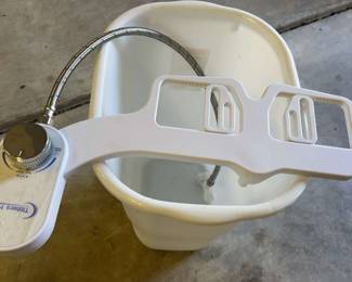 Bidet Attachment And Trash Bin