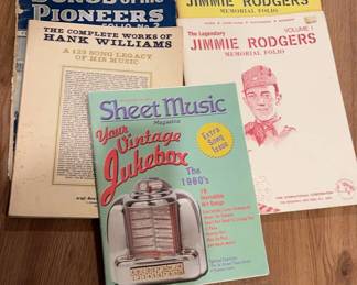 Music Song Books and Sheets