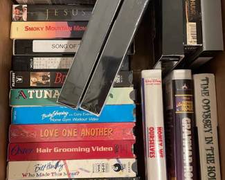 Lot Of VHS Tapes 