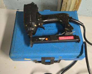 DuoFast Electric Tacker With Case  Works