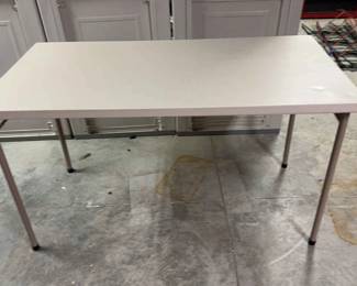 White Folding Table
