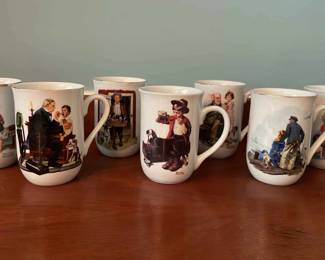 Norman Rockwell Mugs 