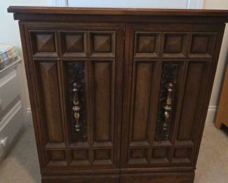 Vintage Sewing Machine Cabinet Empty
