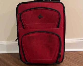 Red Caryon And Shoulder Bag 