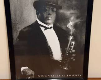 King Oliver By Swierzy Framed Print