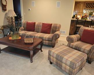 Sofa and matching chair