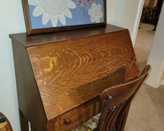 Antique desk & chair