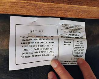 Vargas Furniture Oak Dining Table with 4 Blue Upholstered Chairs