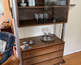 Stanley Mid Century Teak Modular Shelving Unit

