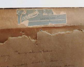 Framed Chromolithograph of Crater Lake in Oregon