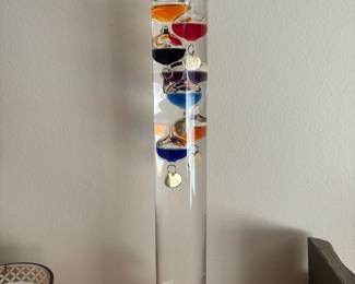 Galileo Thermometer 10 Multi Colored Spheres