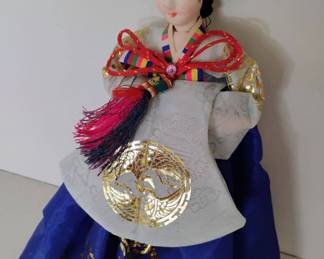 Traditional Korean Hanbok Doll