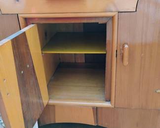  Art Deco-Inspired Two Tone Bar Cabinet