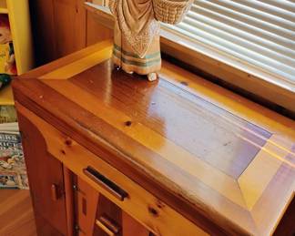  Art Deco-Inspired Two Tone Bar Cabinet