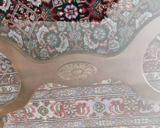 Hammary Mid Century Extendable Coffee Table with Glass Insert