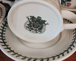 Portmeirion "The Botanic Garden" 4 Teacups & Saucers