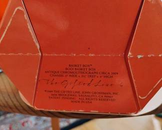 1989 Die Cut Halloween Boo Basket