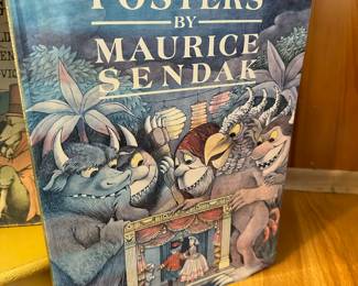 1986 Posters By Maurice Sendak First Edition Hardcover Art Book