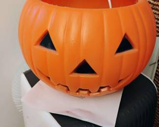 1991 Blow Mold Light Up Jack-O-Lantern 