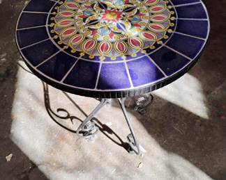 Pier 1 Imports Outdoor Mosaic Side Table