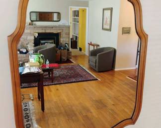 Traditional Style Wood Framed Mirror