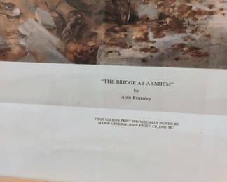 Framed Print "The Bridge at Arnhem" by Alan Fearnley