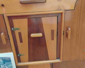  Art Deco-Inspired Two Tone Bar Cabinet