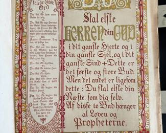 1890 Swedish Family Bible
