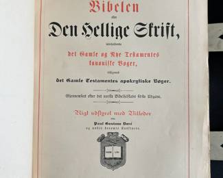1890 Swedish Family Bible
