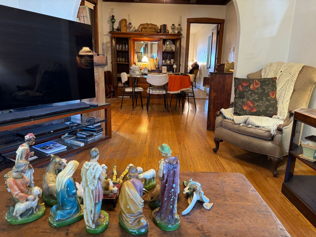 Antique Nativity set