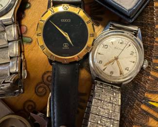 Gucci and Bolivia watches