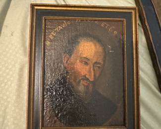 Antique portrait miniature 