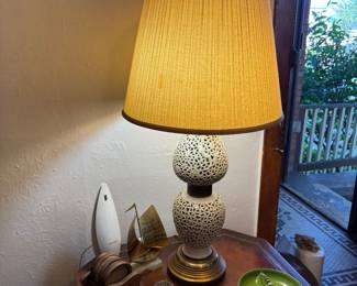 1950’ porcelain lamp
