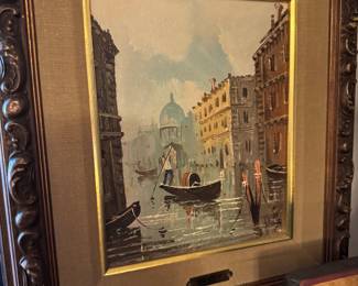 DE VITY Venetian Canal Scene