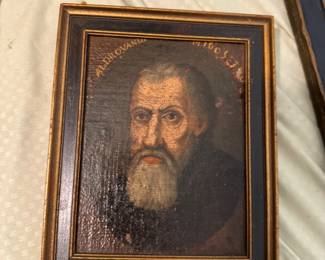 Antique portrait miniature 