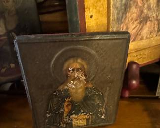 St Sergey of Radonej  painted